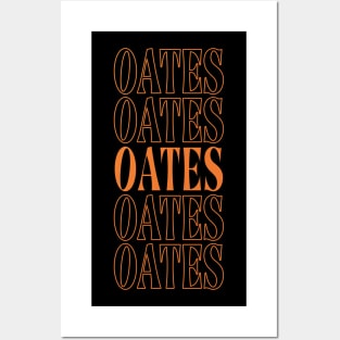 Graphic Lovely Oates Name Flowers Retro Vintage Styles Posters and Art